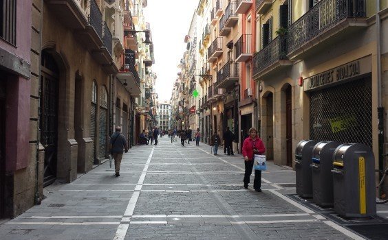 Una calle del Casco Viejo de Pamplona