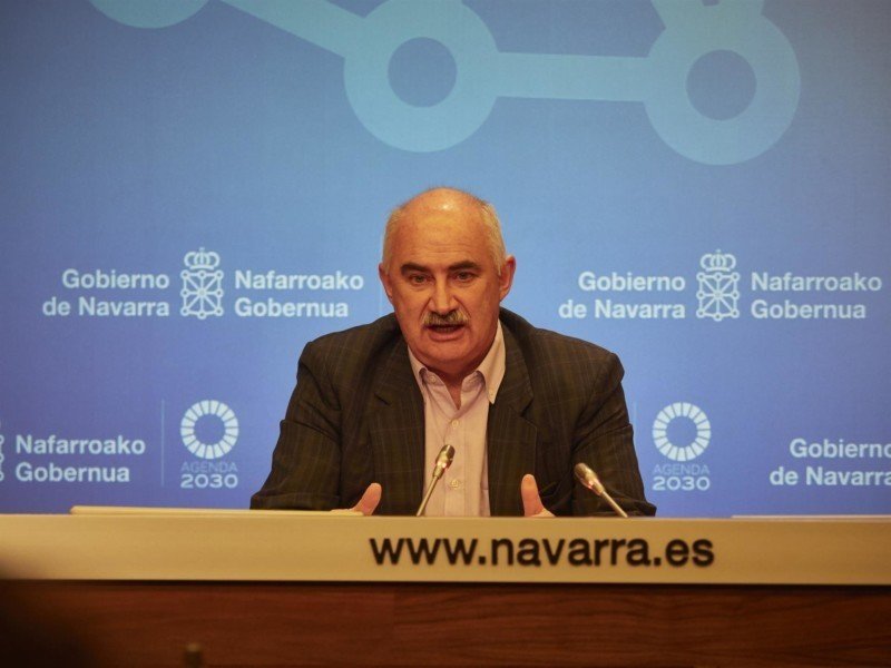 El vicepresidente segundo y consejero de Ordenación del gobierno de Navarra, José María Aierdi - Eduardo Sanz - Europa Press