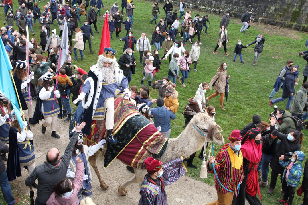 Llegada de la Cabalgata de Reyes a Pamplona. Foto: Jose Ángel Ayerra