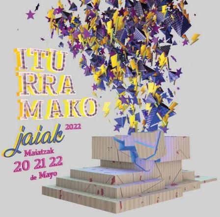 Cartel de las fiestas de Iturrama 2022