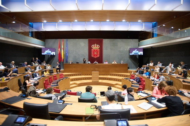 FOTO: Pleno del Parlamento de Navarra