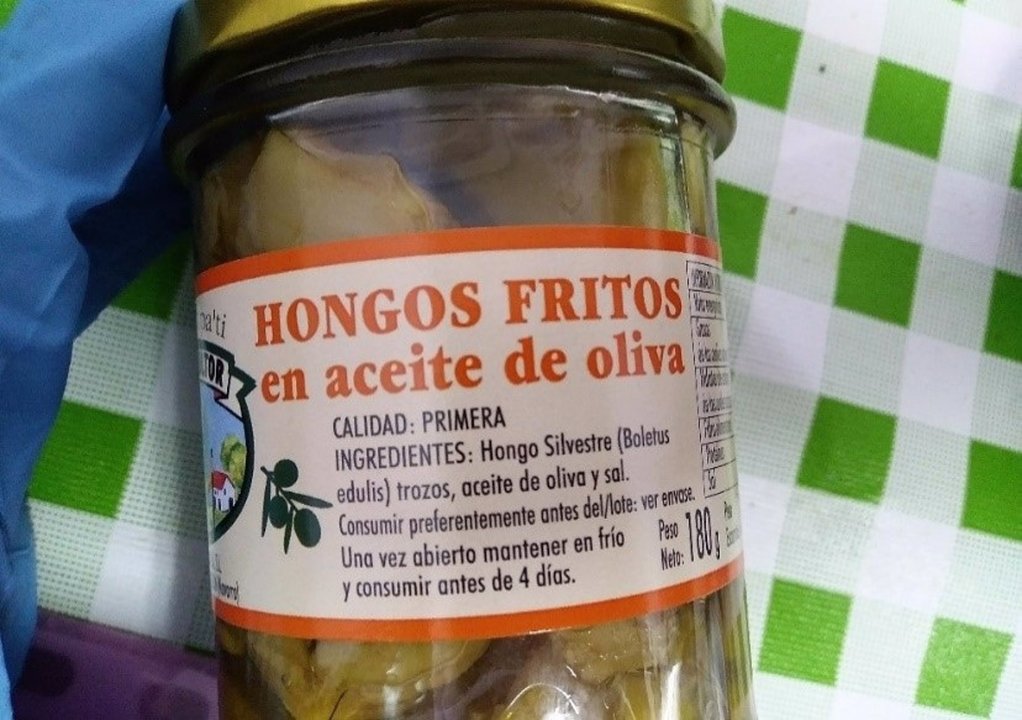 Hongos fritos en aceite de oliva (Boletus edulis) de la marca 'El Agricultor'. - AESAN