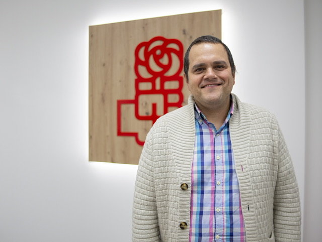 Foto: Sergio Barásoain, portavoz del PSN-PSOE