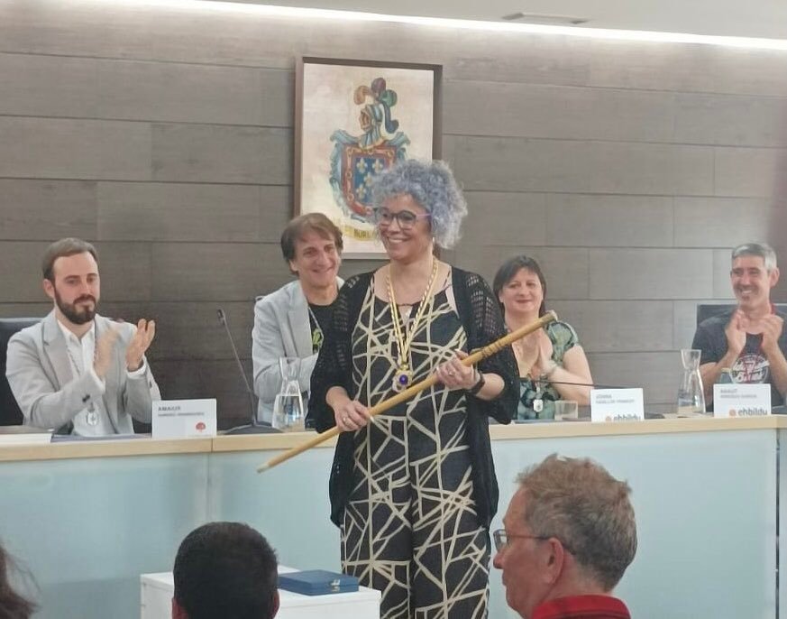 Berta Arizkun ,(EH Bildu) nueva alcaldesa de Burlada
