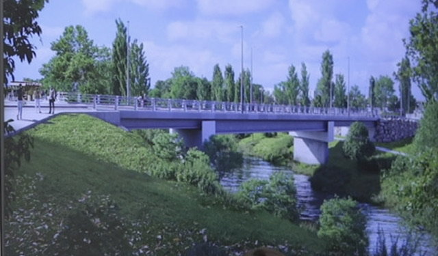 Foto: Nuevo puente de Barañáin