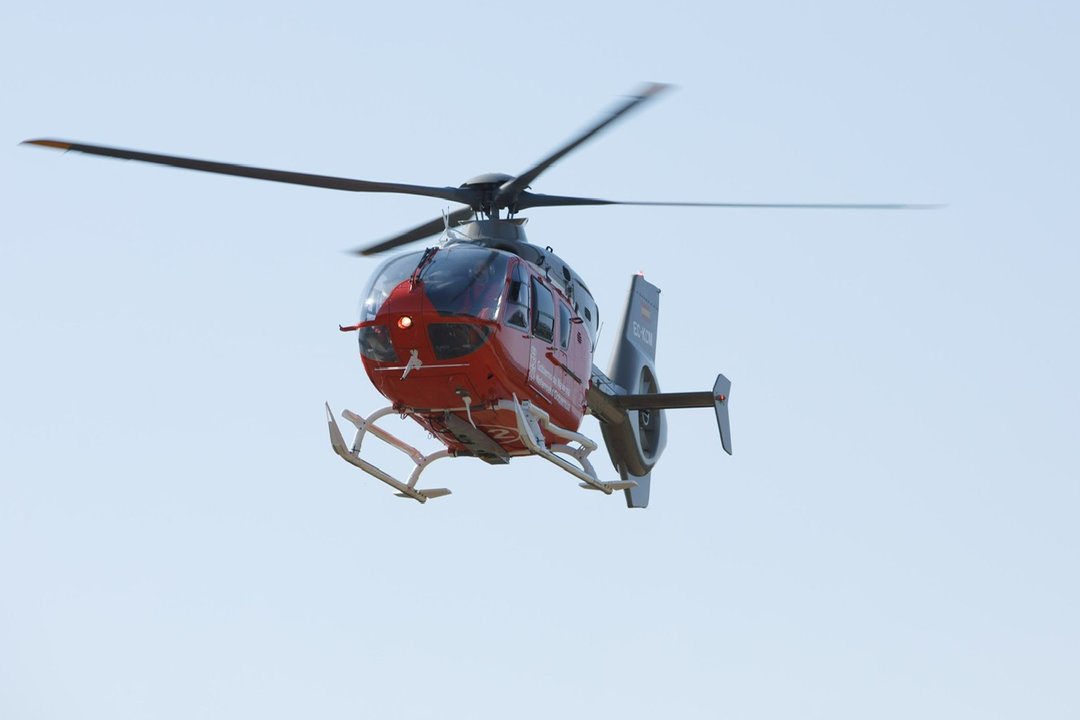 Foto: Un helicóptero del 112