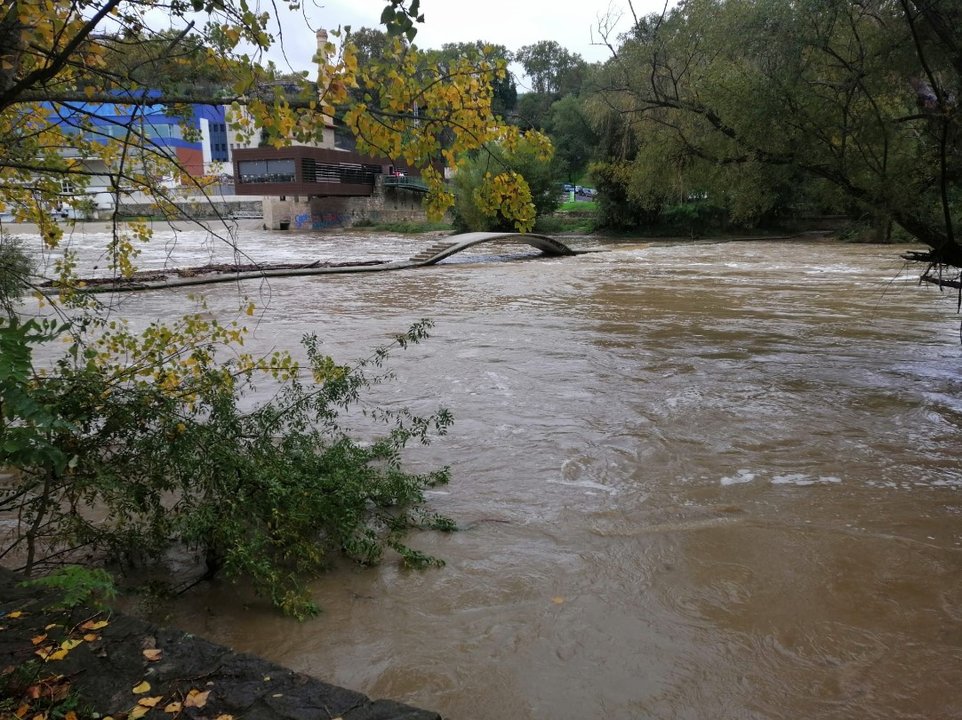Pasarelas inundadas