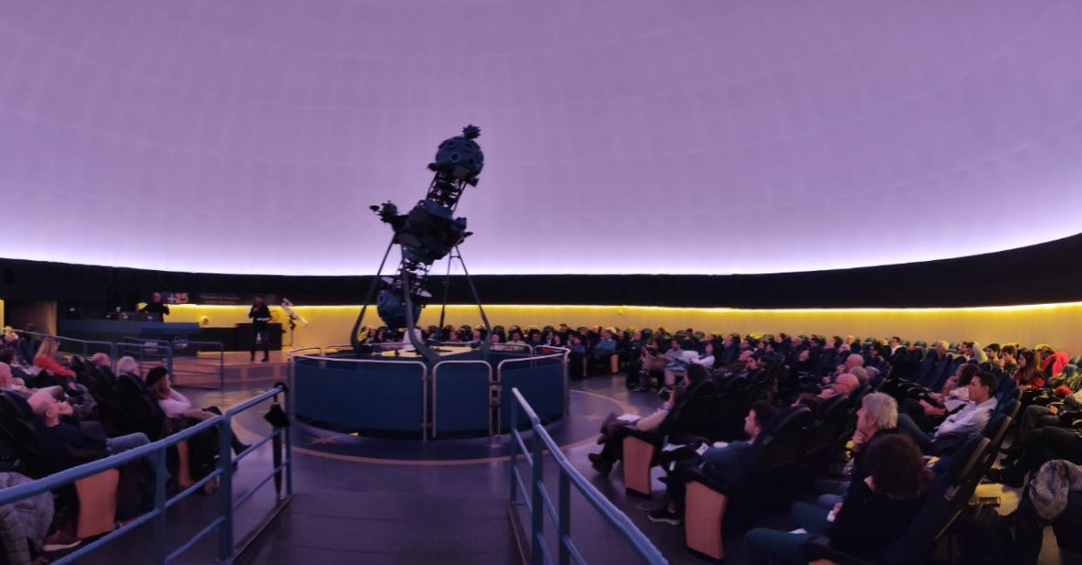 Una sesión en el Planetario de Pamplona