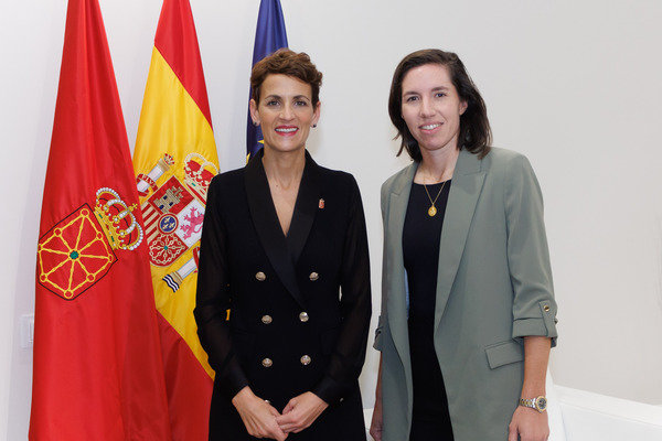 Foto: La presidenta con Carlota Ciganda