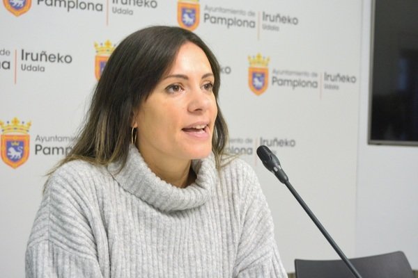 Marina Curiel, portavoz del PSN en Pamplona