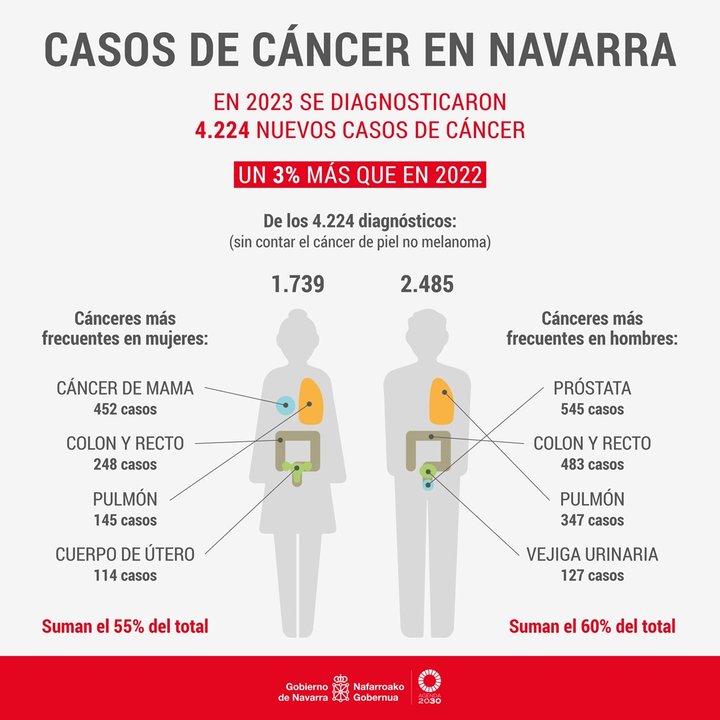 Foto: Datos del cáncer en Navarra