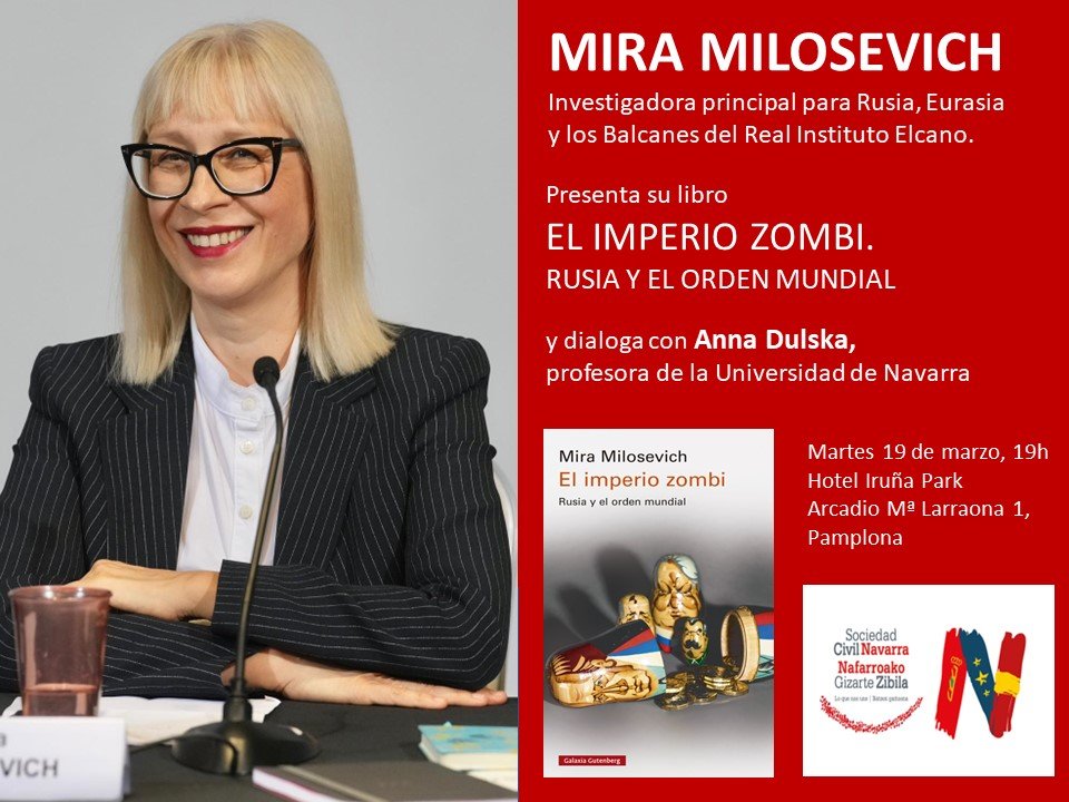 Cartel presentacion Mira Milosevic