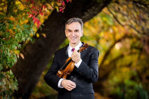 Gil Shaham, photographed at Central Park, by Chris Lee
