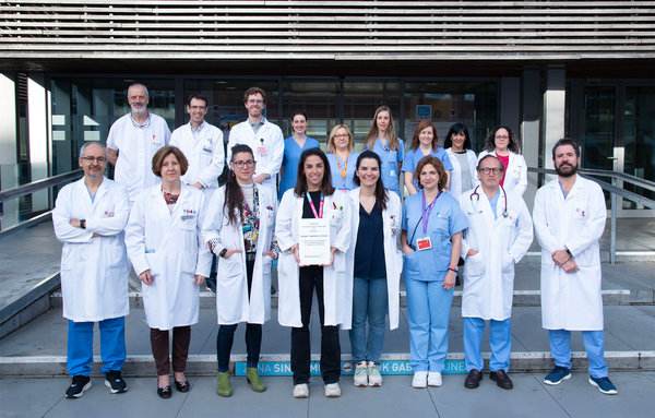 Equipo de braquiterapia del Hospital Universitario de Navarra.