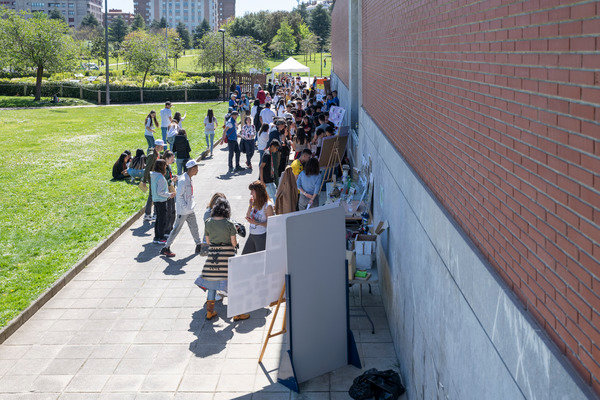 Proyectos de la Feria de Experiencias sostenibles, celebrada en el Planetario de Pamplona