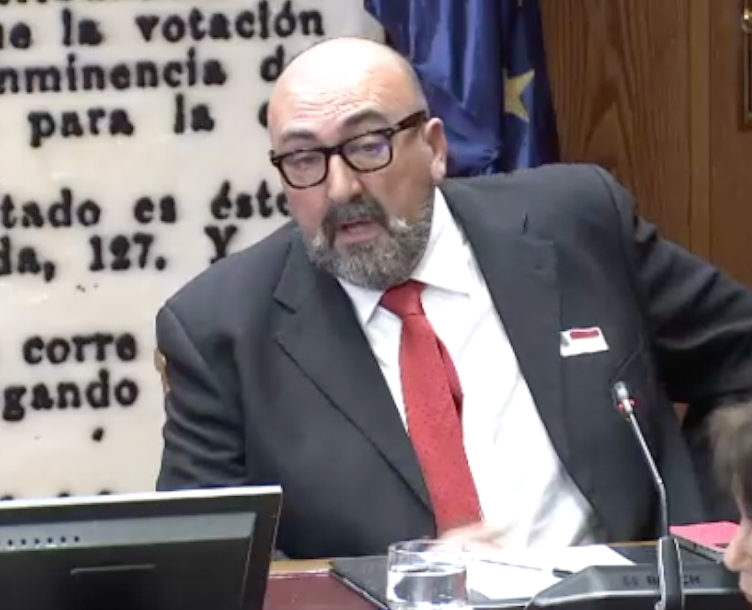 Foto: Koldo García en el Senado